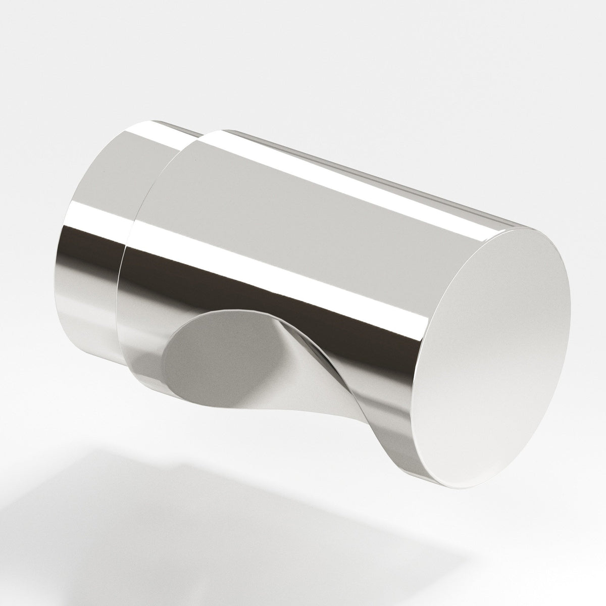 Colonial Bronze 144 Cylinder Knob, 1/2 in Diameter - Polished Nickel
