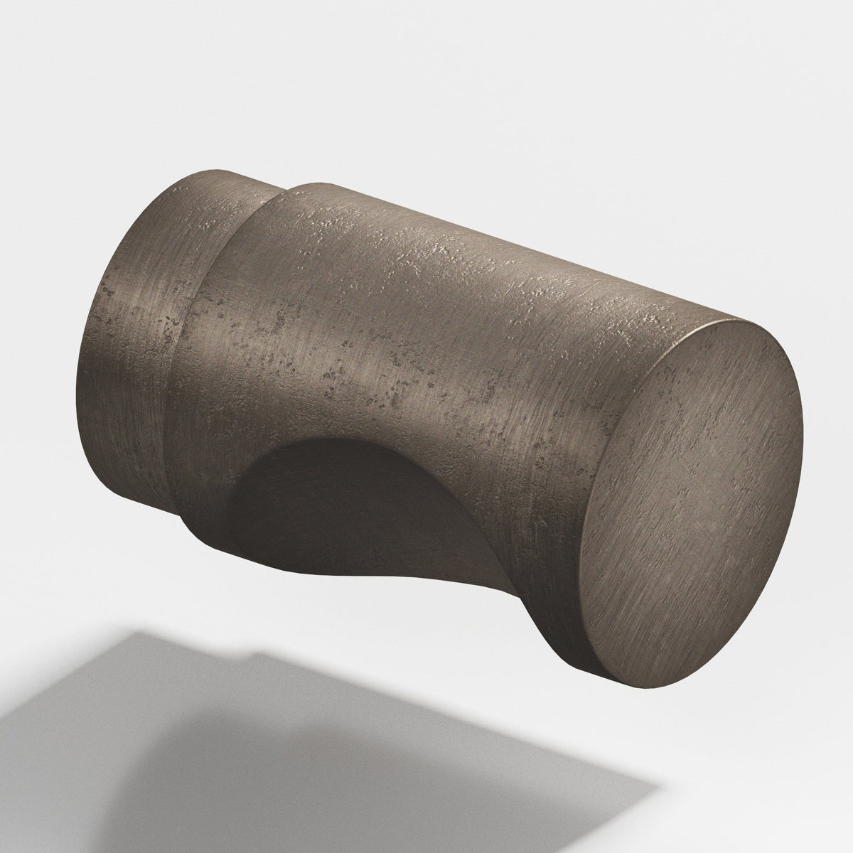 Colonial Bronze 146 Cylinder Knob, 1 in Diameter - Distressed Pewter