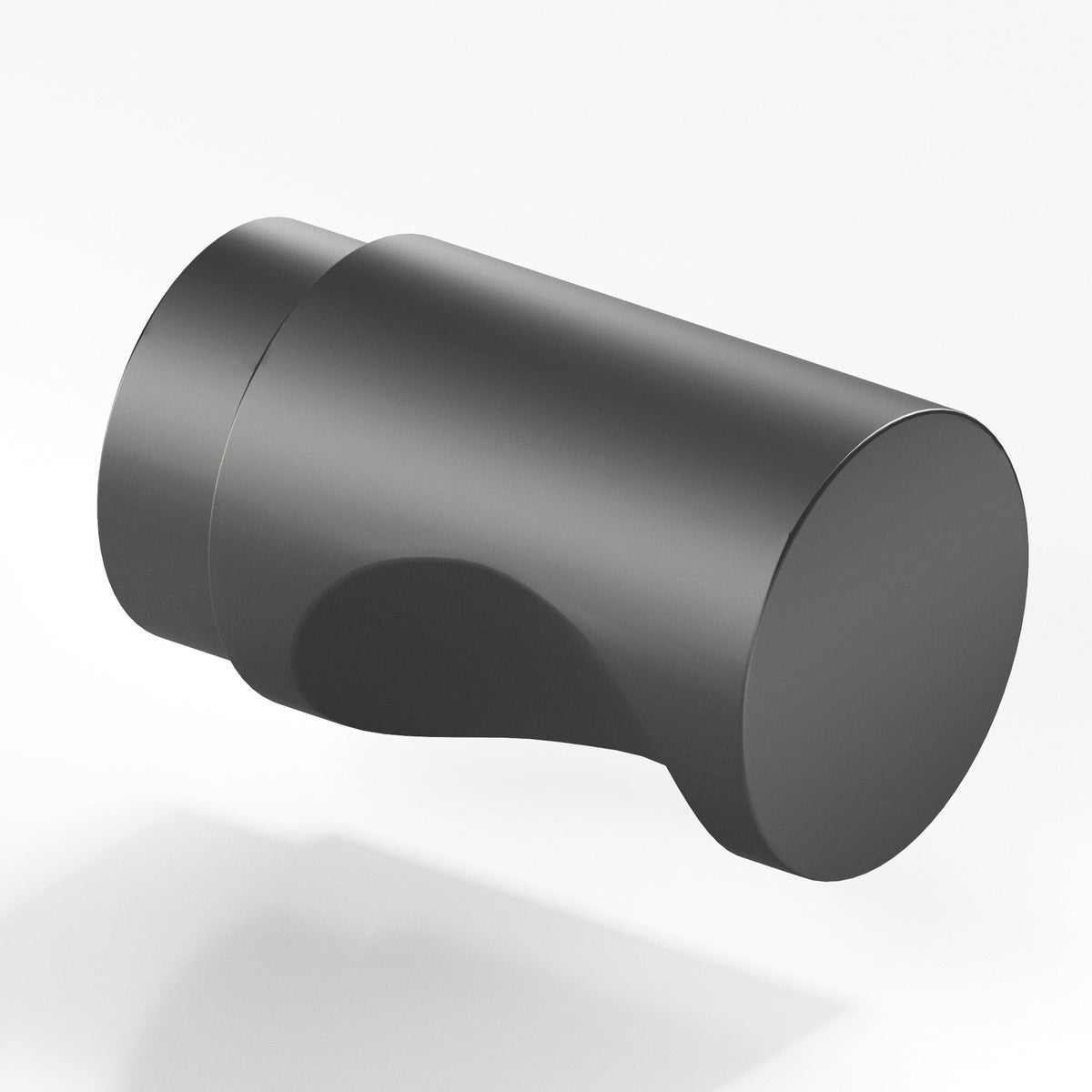 Colonial Bronze 144 Cylinder Knob, 1/2 in Diameter - Matte Graphite
