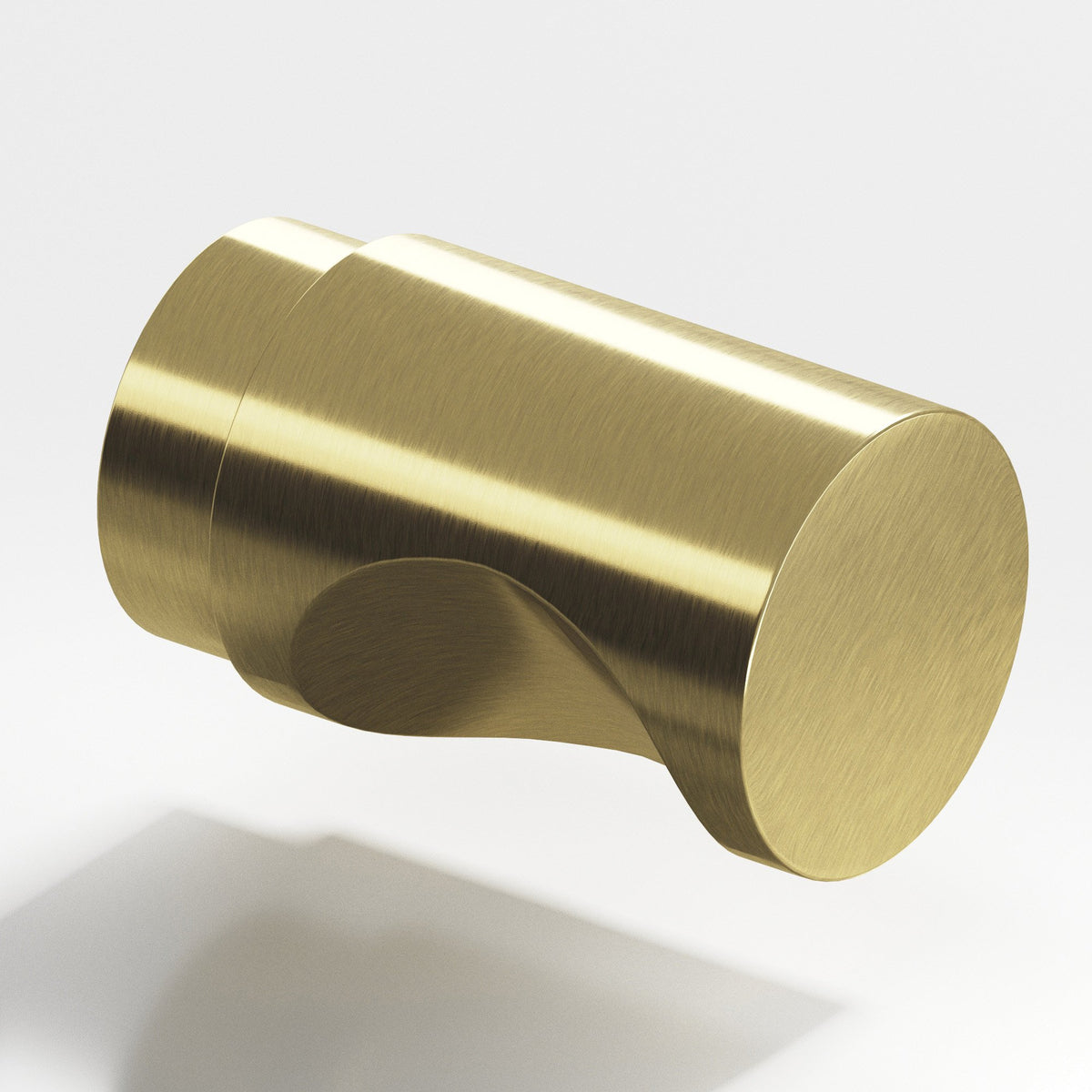 Colonial Bronze 146 Cylinder Knob, 1 in Diameter - Antique Brass