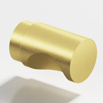 Colonial Bronze 146BB Cylinder Back-to-Back Shower Door Knob Kit, 1 in Diameter - Matte Satin Brass