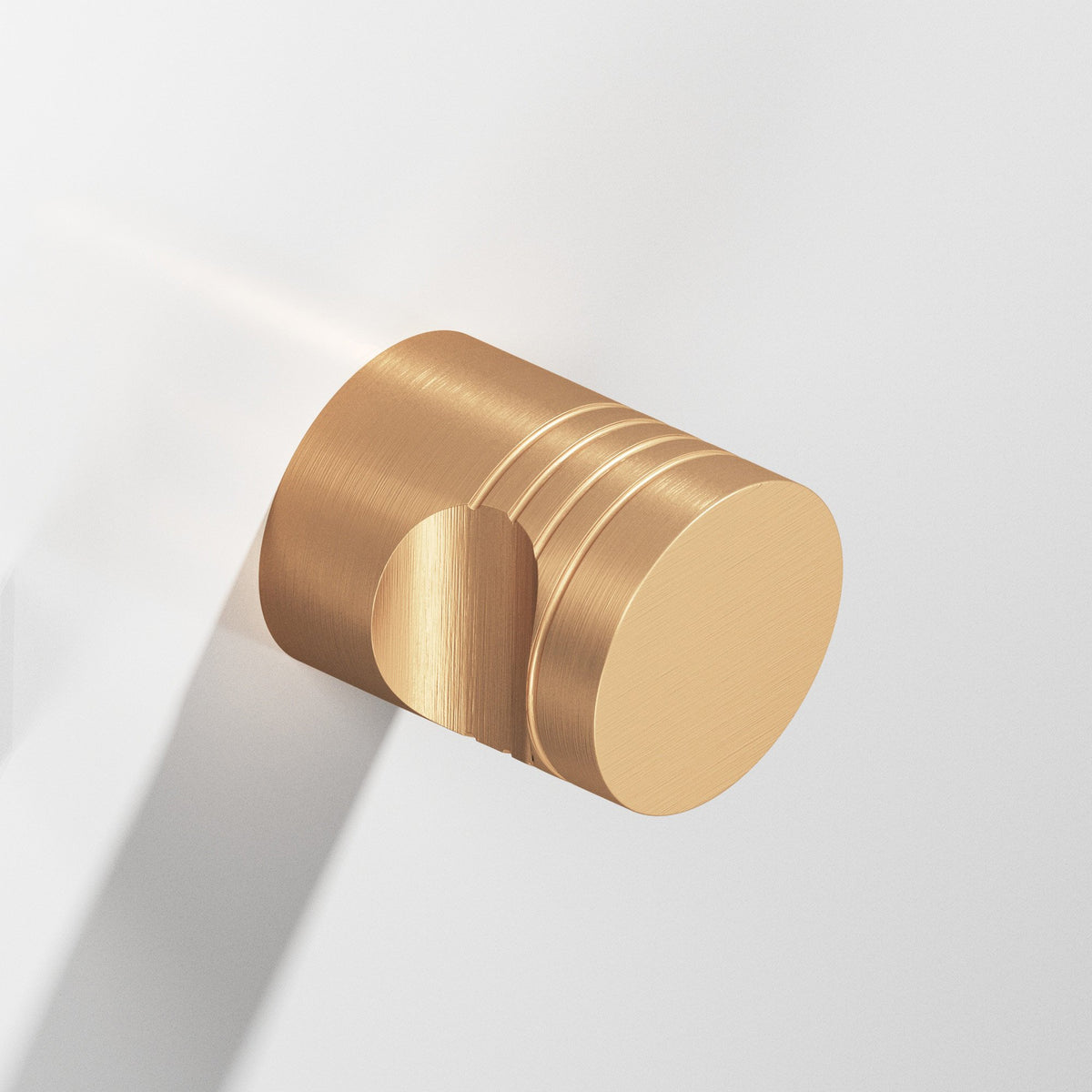 Colonial Bronze 104 Round Grooved Knob, 3/4 in Diameter - Matte Satin Bronze