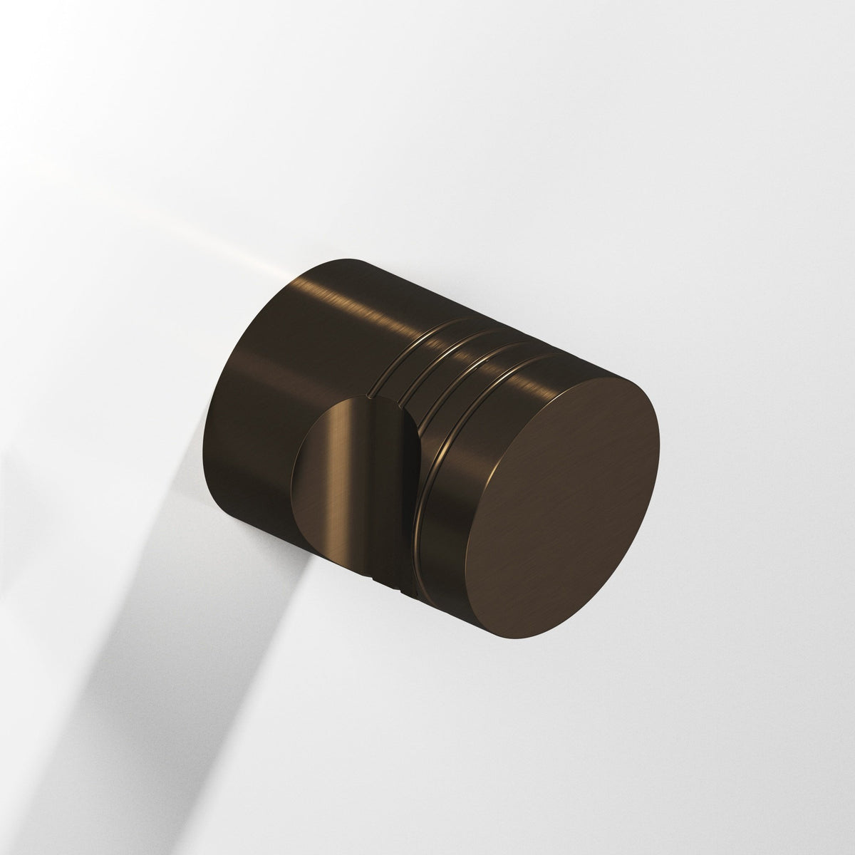 Colonial Bronze 105BB Round Grooved Back-to-Back Shower Door Knob Kit, 1 in Diameter - Oil Rubbed Bronze