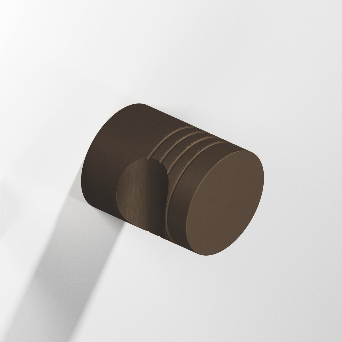 Colonial Bronze 104 Round Grooved Knob, 3/4 in Diameter - Heritage Bronze