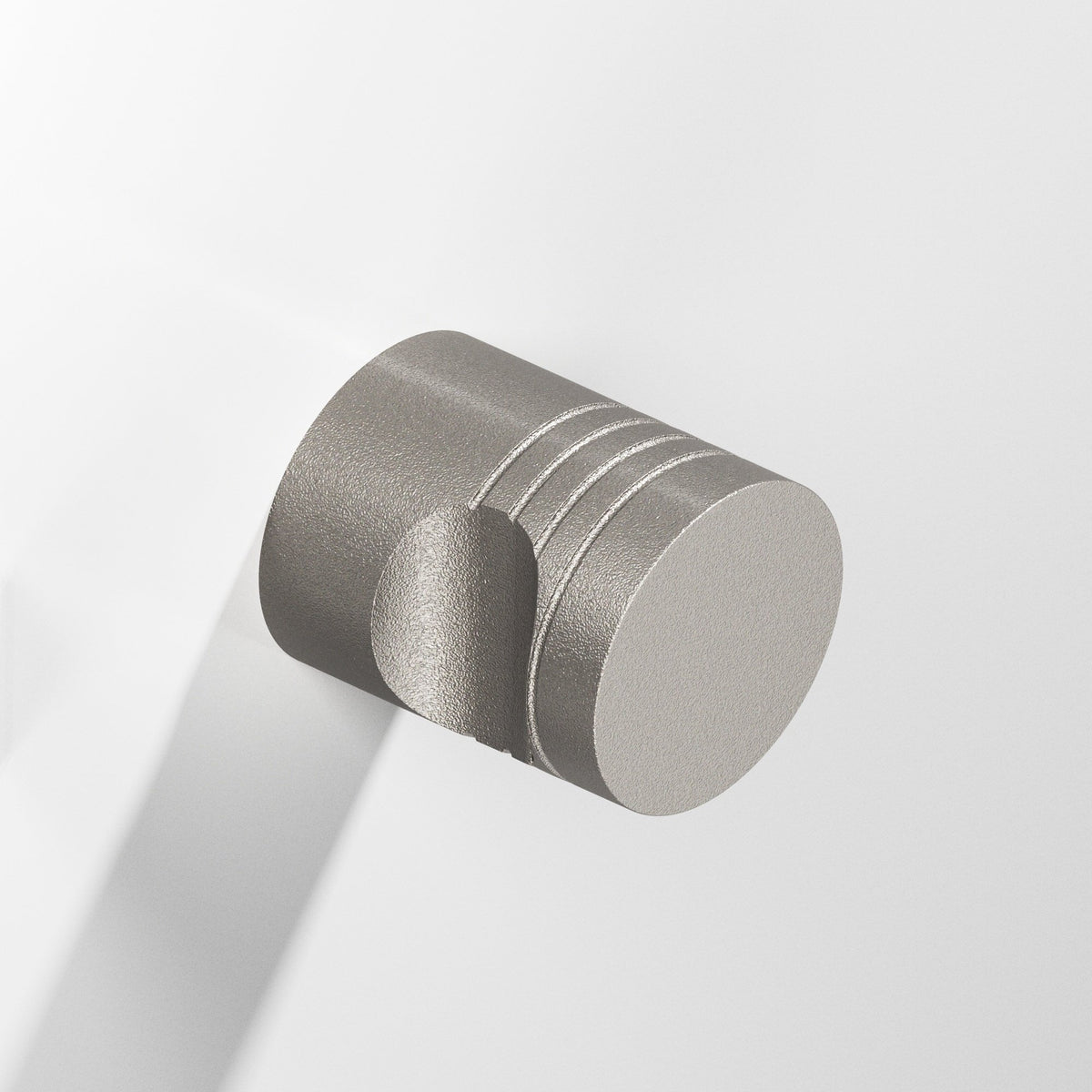 Colonial Bronze 105BB Round Grooved Back-to-Back Shower Door Knob Kit, 1 in Diameter - Frost Nickel™
