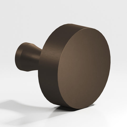 Colonial Bronze 111 Round Knob with Flared Post, 1-1/4 in Diameter