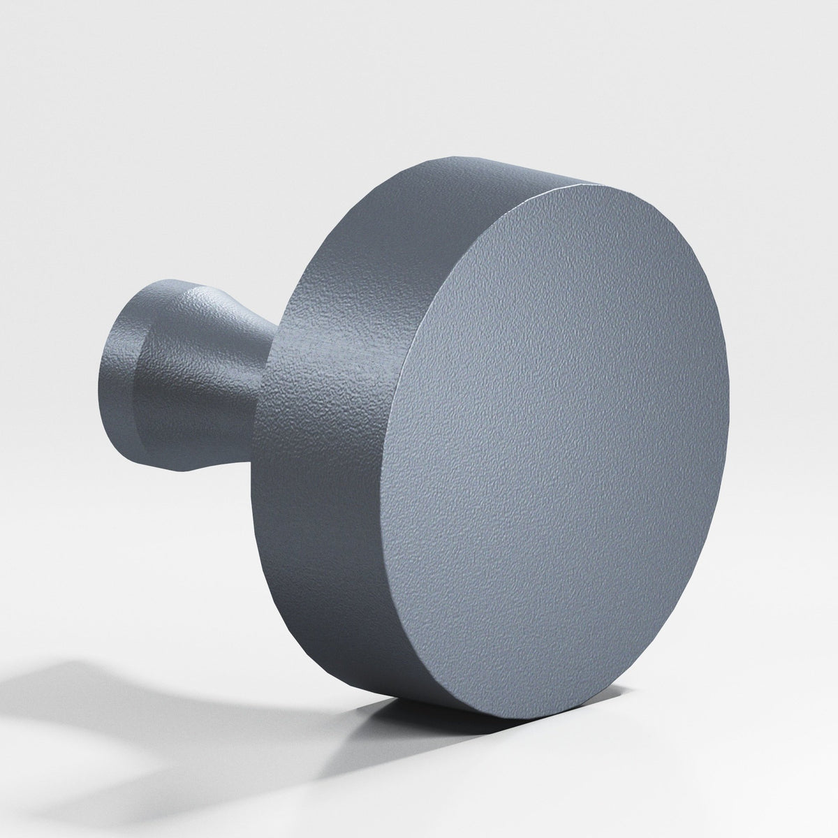Colonial Bronze 110 Round Knob with Flared Post, 1 in Diameter - Frost Chrome™