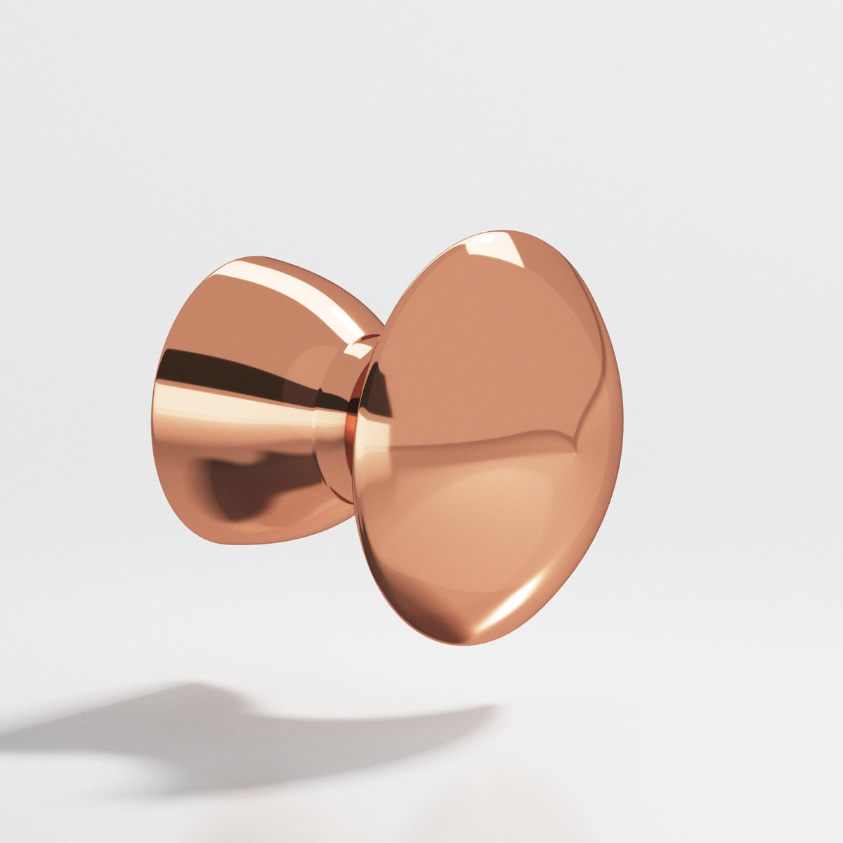 Colonial Bronze 114 Round Knob, 3/4 in Diameter x 3/4 in Projection - Polished Copper