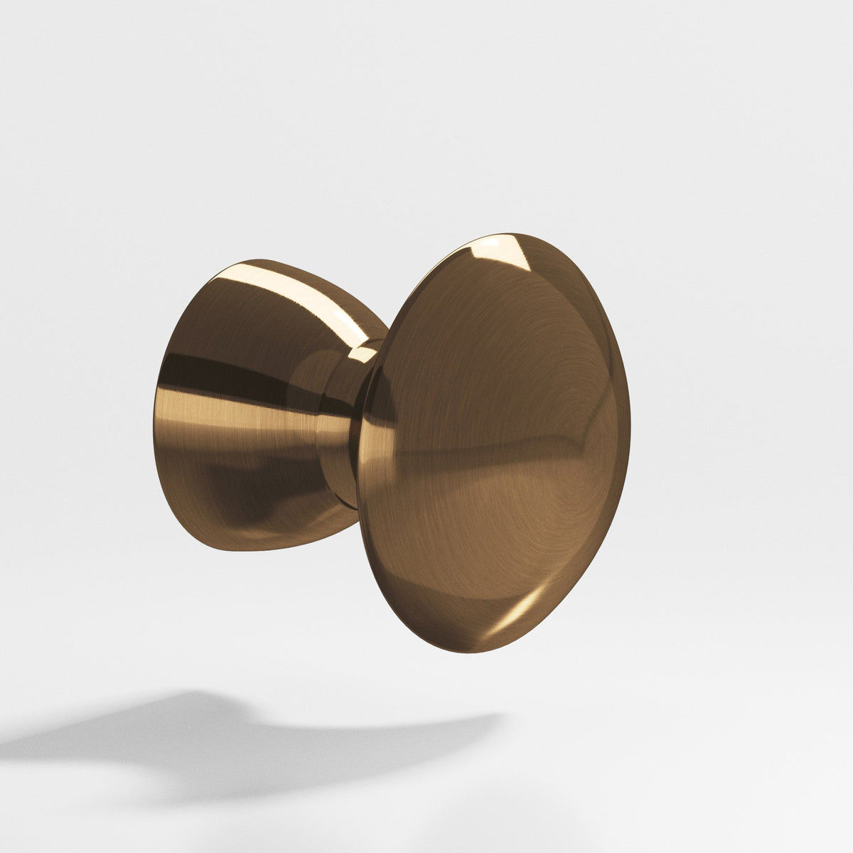 Colonial Bronze 114 Round Knob, 3/4 in Diameter x 3/4 in Projection - Light Statuary Bronze