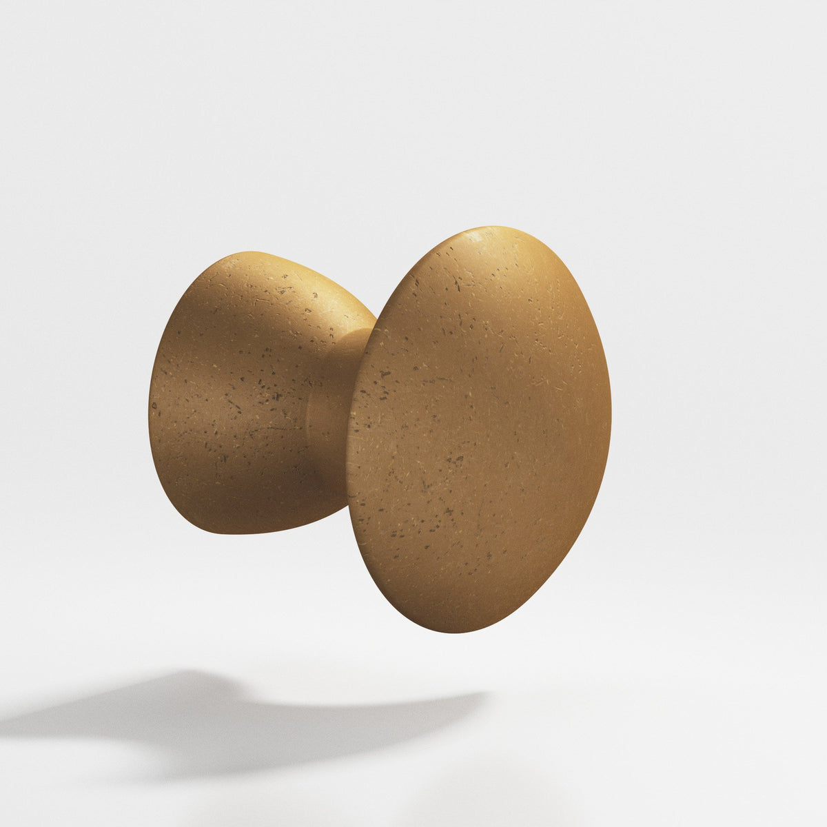 Colonial Bronze 114 Round Knob, 3/4 in Diameter x 3/4 in Projection - Distressed Light Statuary Bronze