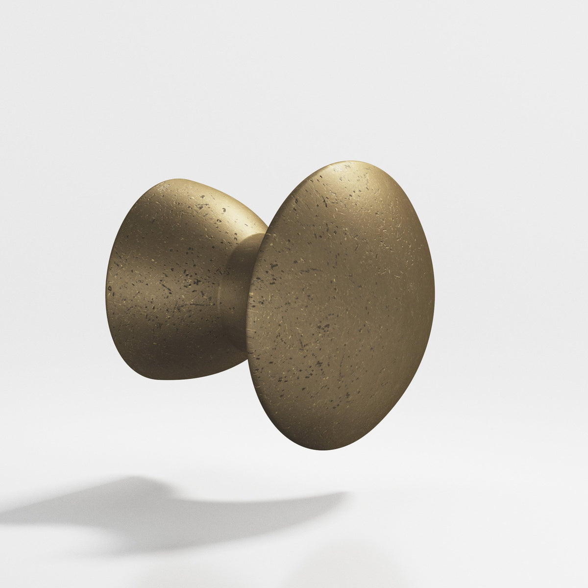 Colonial Bronze 114 Round Knob, 3/4 in Diameter x 3/4 in Projection - Distressed Oil Rubbed Bronze