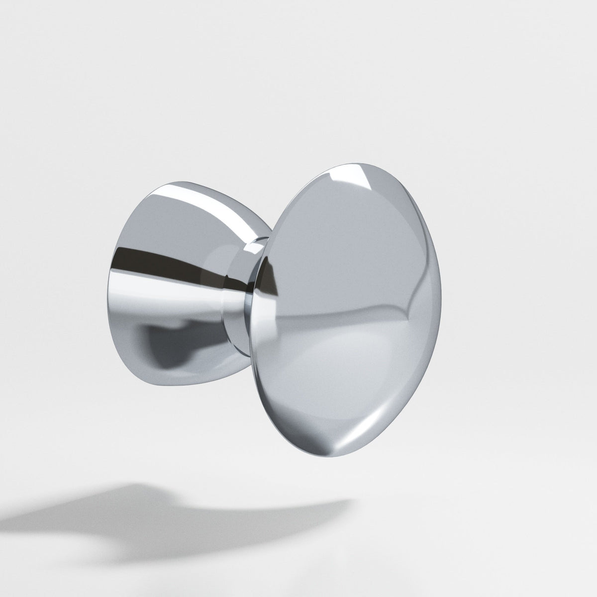 Colonial Bronze 114 Round Knob, 3/4 in Diameter x 3/4 in Projection - Polished Chrome