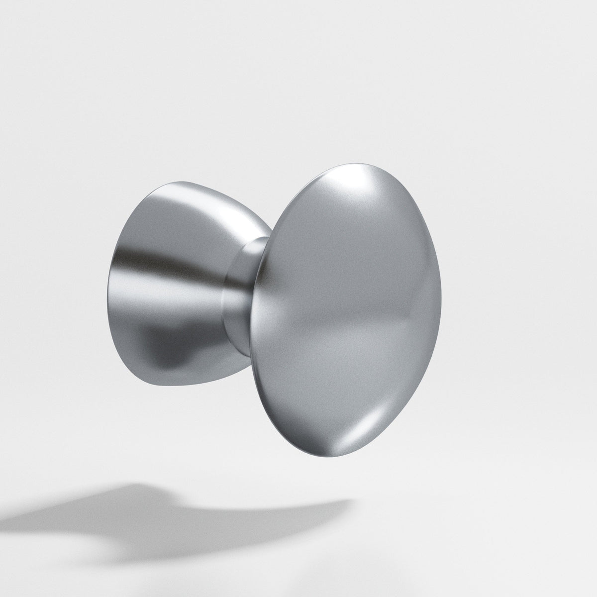 Colonial Bronze 114 Round Knob, 3/4 in Diameter x 3/4 in Projection - Satin Chrome