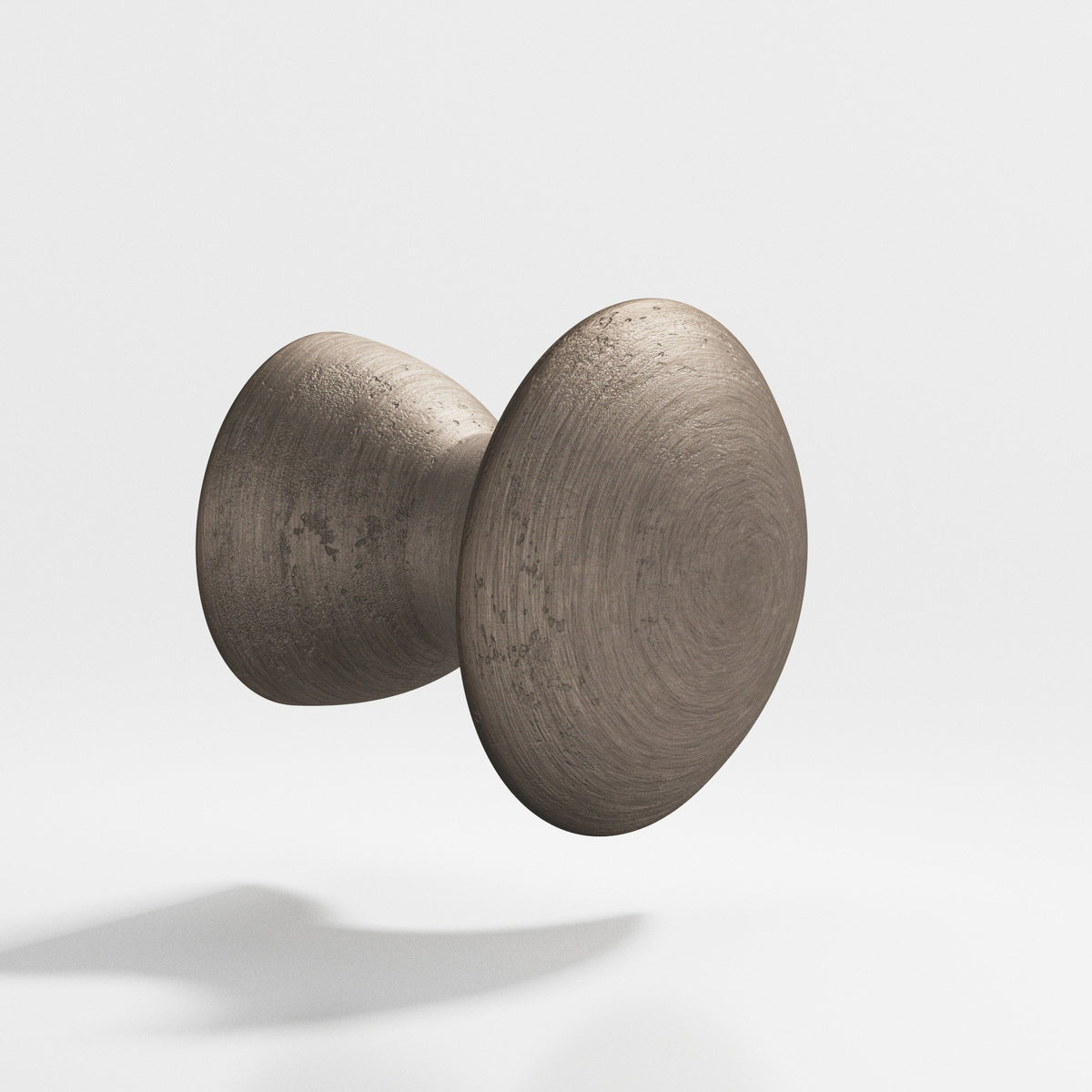 Colonial Bronze 114 Round Knob, 3/4 in Diameter x 3/4 in Projection - Distressed Pewter