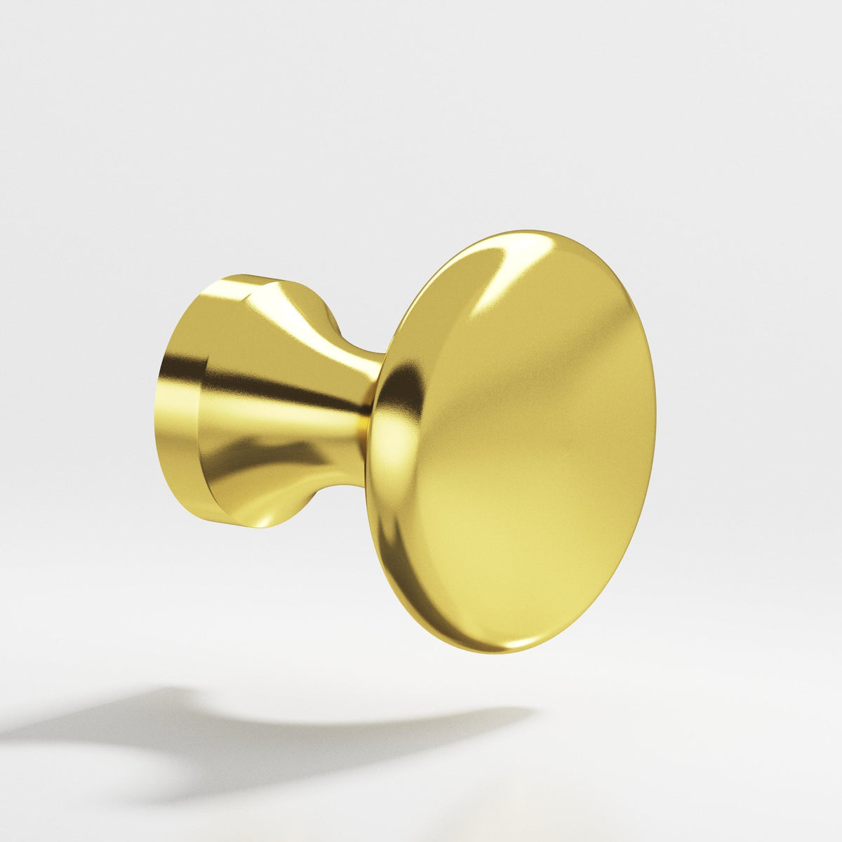 Colonial Bronze 115 Mushroom Knob, 7/8 in Diameter x 3/4 in Projection - French Gold