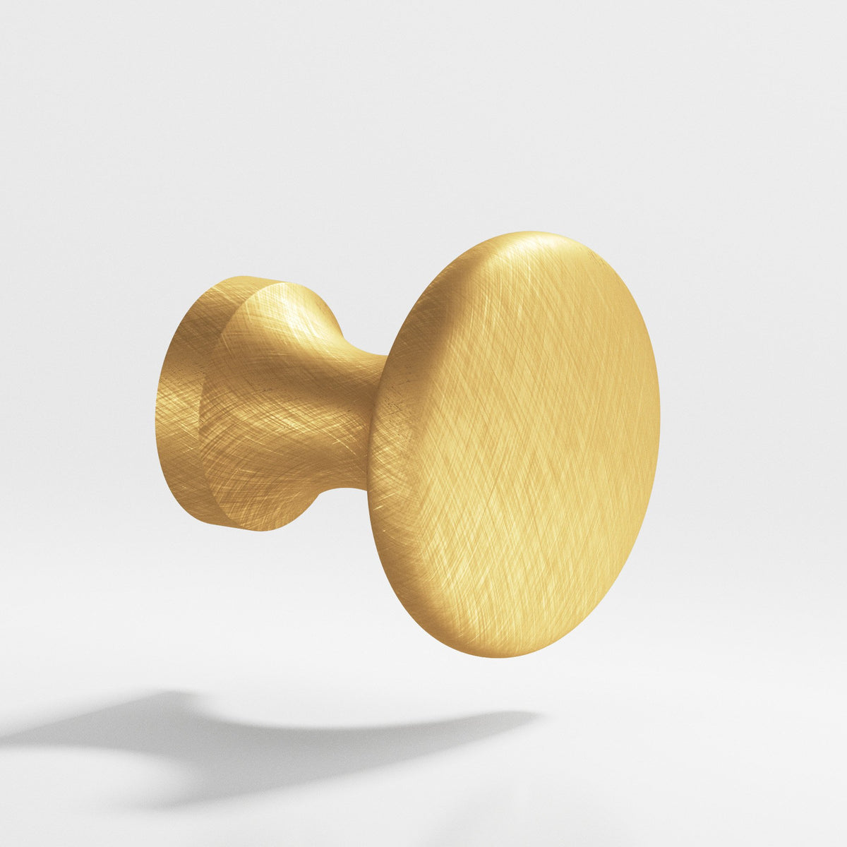 Colonial Bronze 116 Mushroom Knob, 1-1/8 in Diameter x 1-1/16 in Projection - Weathered Brass