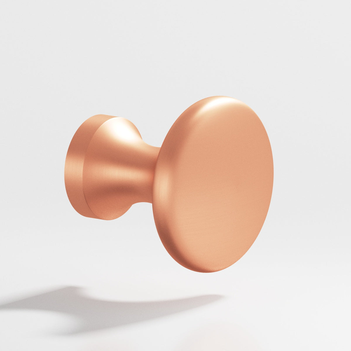 Colonial Bronze 115 Mushroom Knob, 7/8 in Diameter x 3/4 in Projection - Matte Satin Copper
