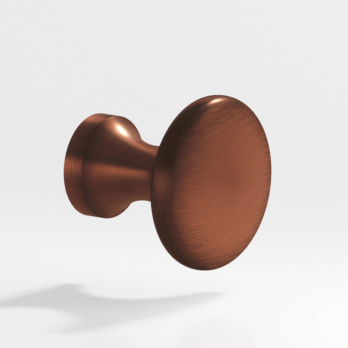 Colonial Bronze 115 Mushroom Knob, 7/8 in Diameter x 3/4 in Projection - Matte Antique Copper