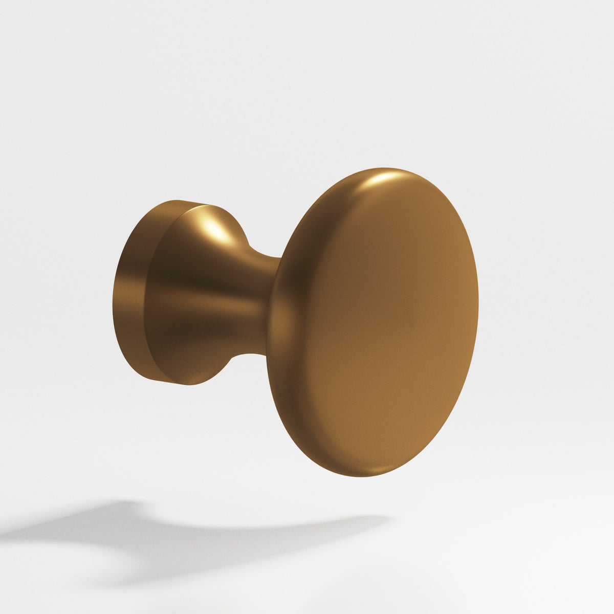 Colonial Bronze 116 Mushroom Knob, 1-1/8 in Diameter x 1-1/16 in Projection - Matte Light Statuary Bronze