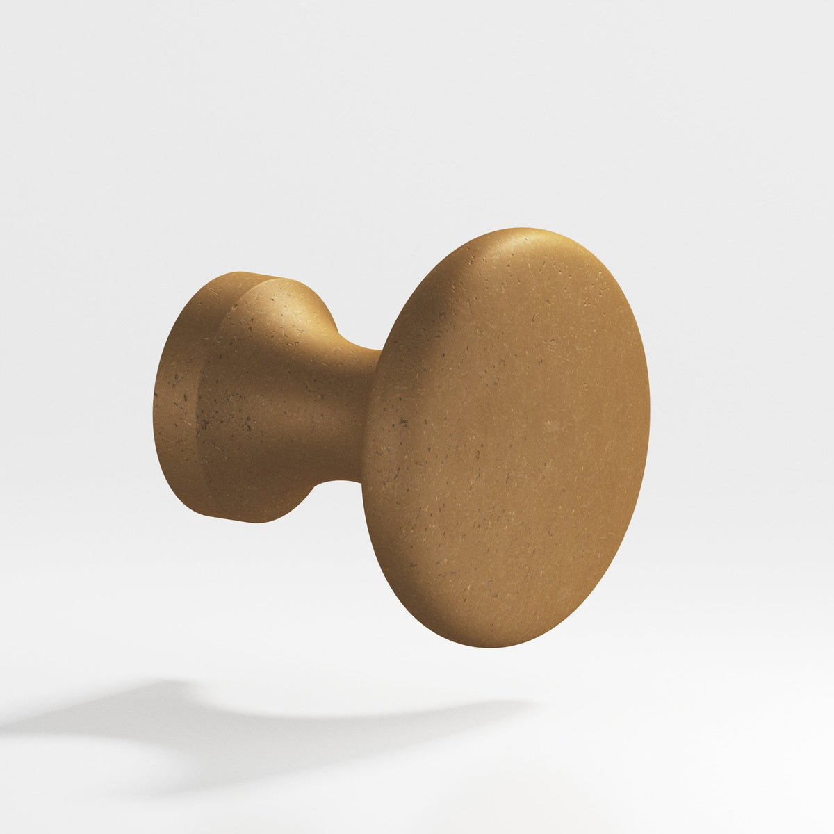 Colonial Bronze 115 Mushroom Knob, 7/8 in Diameter x 3/4 in Projection - Distressed Light Statuary Bronze