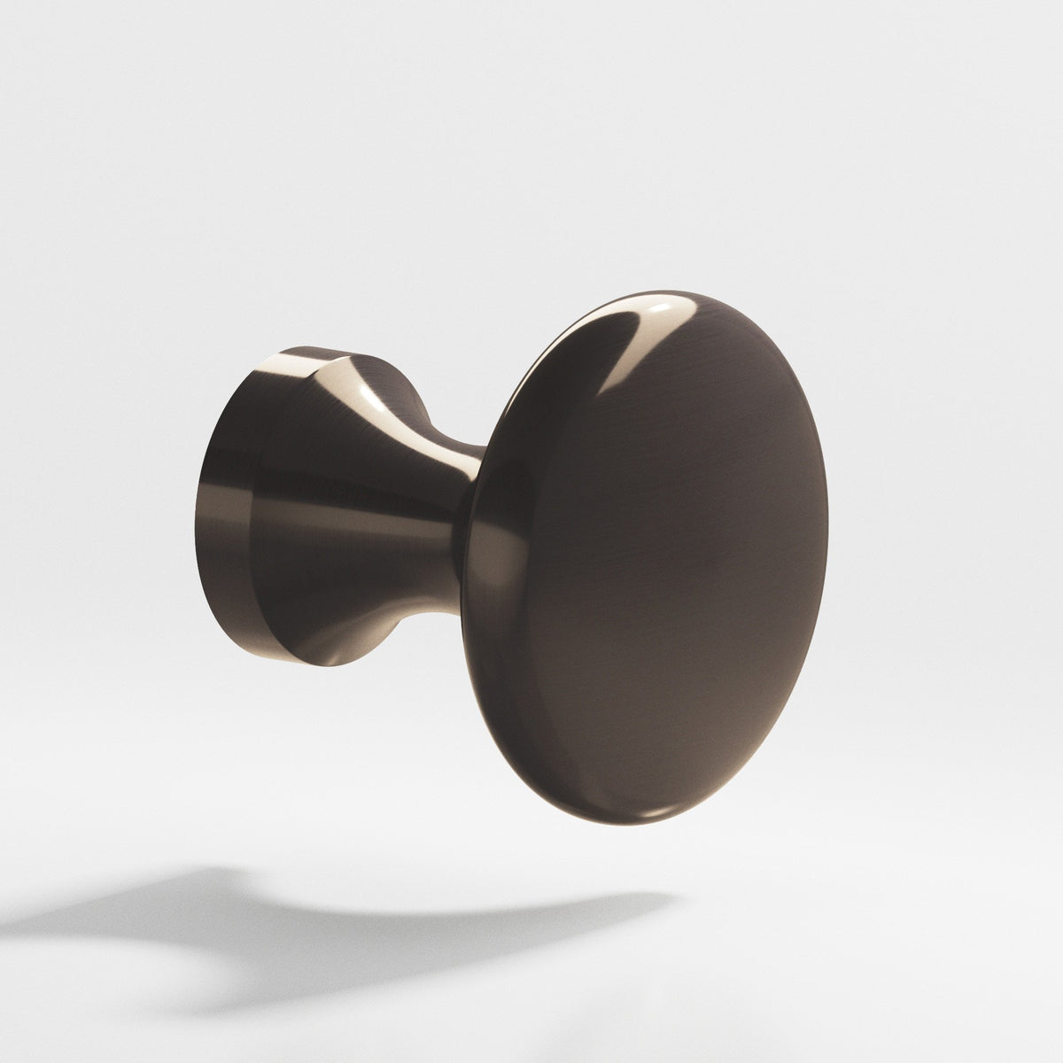 Colonial Bronze 115 Mushroom Knob, 7/8 in Diameter x 3/4 in Projection - Dark Statuary Bronze