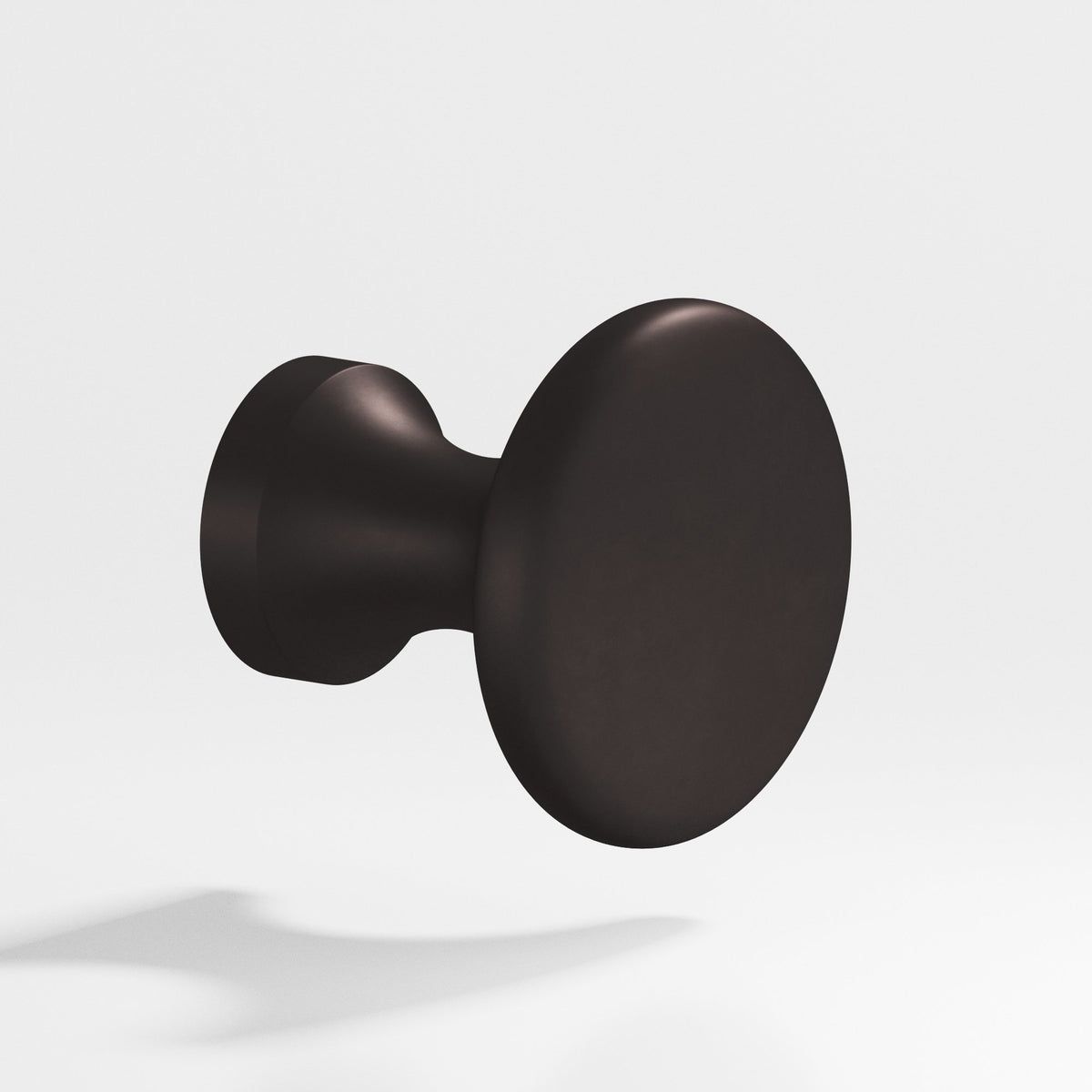 Colonial Bronze 115 Mushroom Knob, 7/8 in Diameter x 3/4 in Projection - Matte Dark Statuary Bronze