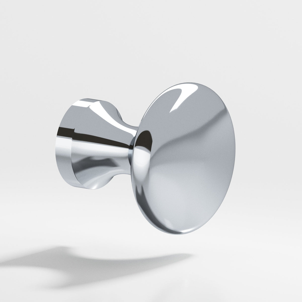 Colonial Bronze 116 Mushroom Knob, 1-1/8 in Diameter x 1-1/16 in Projection - Polished Chrome
