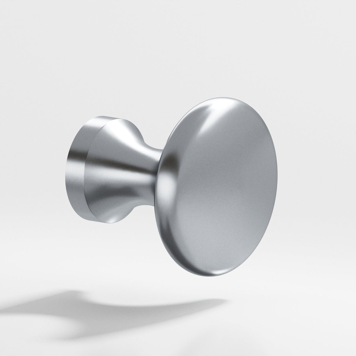 Colonial Bronze 115 Mushroom Knob, 7/8 in Diameter x 3/4 in Projection - Satin Chrome