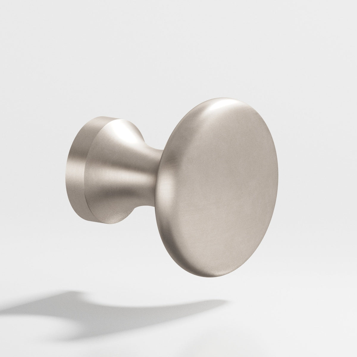 Colonial Bronze 115 Mushroom Knob, 7/8 in Diameter x 3/4 in Projection - Matte Satin Nickel