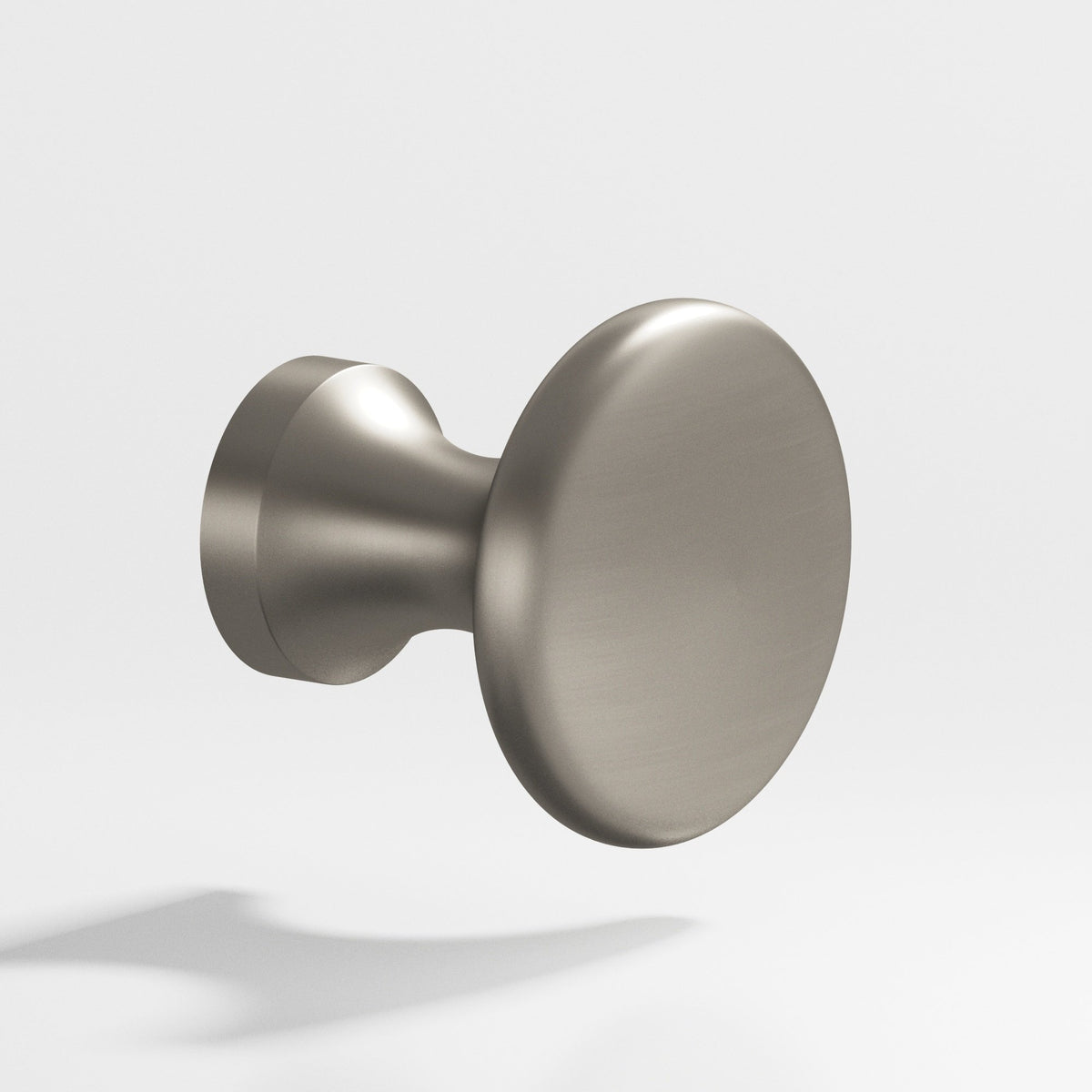 Colonial Bronze 116 Mushroom Knob, 1-1/8 in Diameter x 1-1/16 in Projection - Matte Pewter