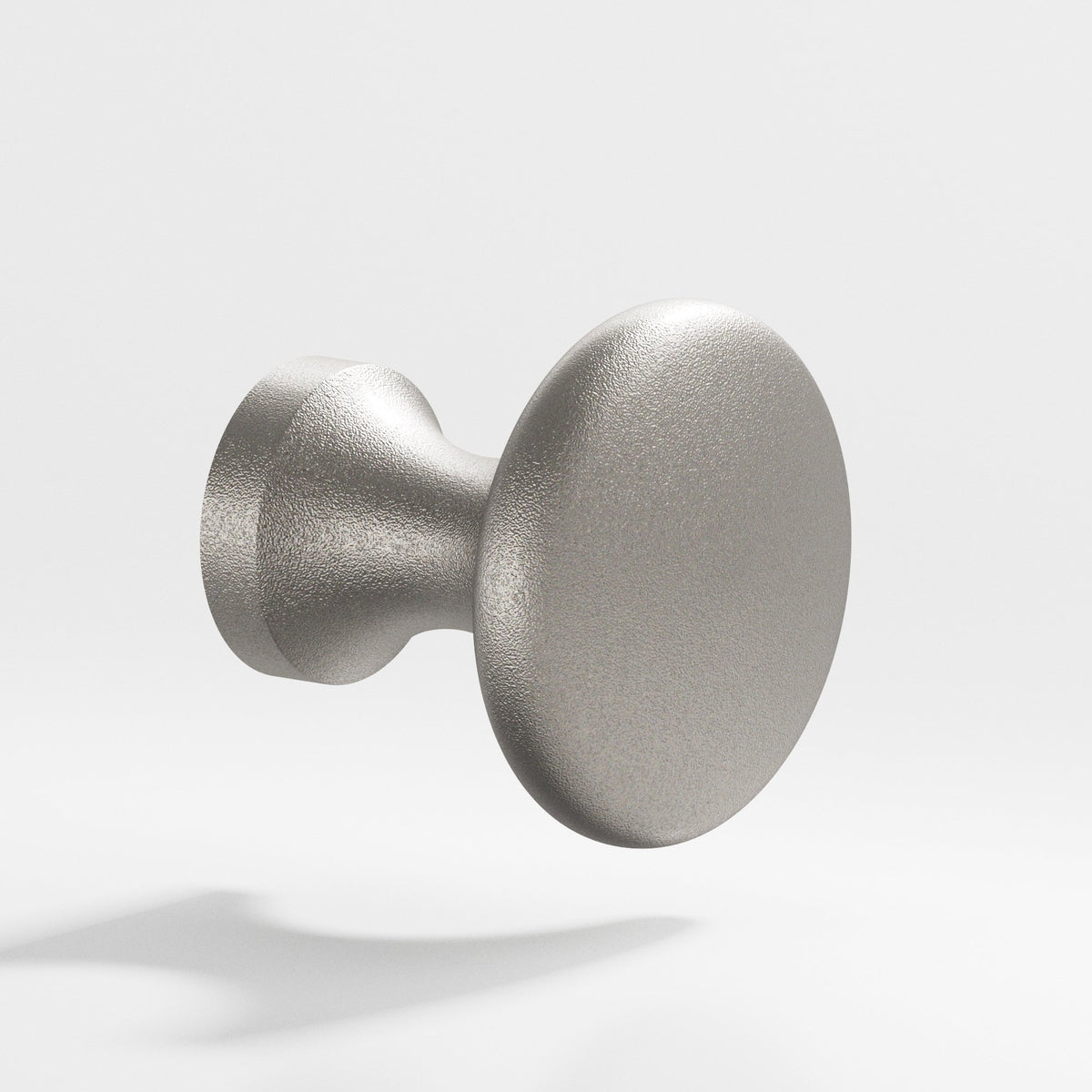 Colonial Bronze 115 Mushroom Knob, 7/8 in Diameter x 3/4 in Projection - Frost Nickel™