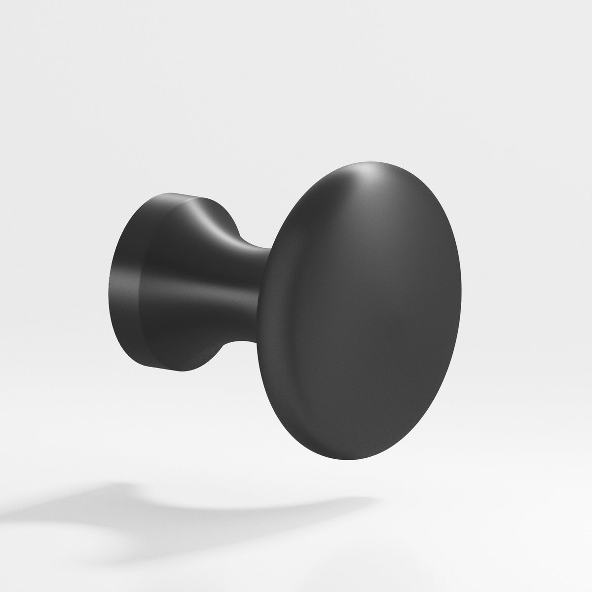 Colonial Bronze 116 Mushroom Knob, 1-1/8 in Diameter x 1-1/16 in Projection - Matte Graphite