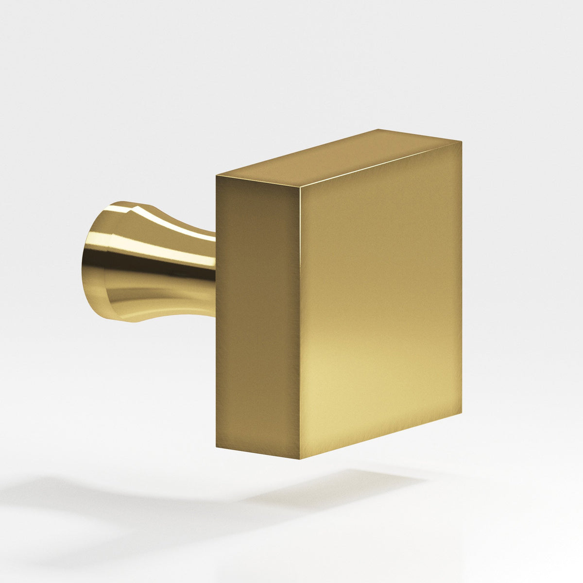 Colonial Bronze 120 Square Knob with Flared Post, 1 in - Antique Bronze