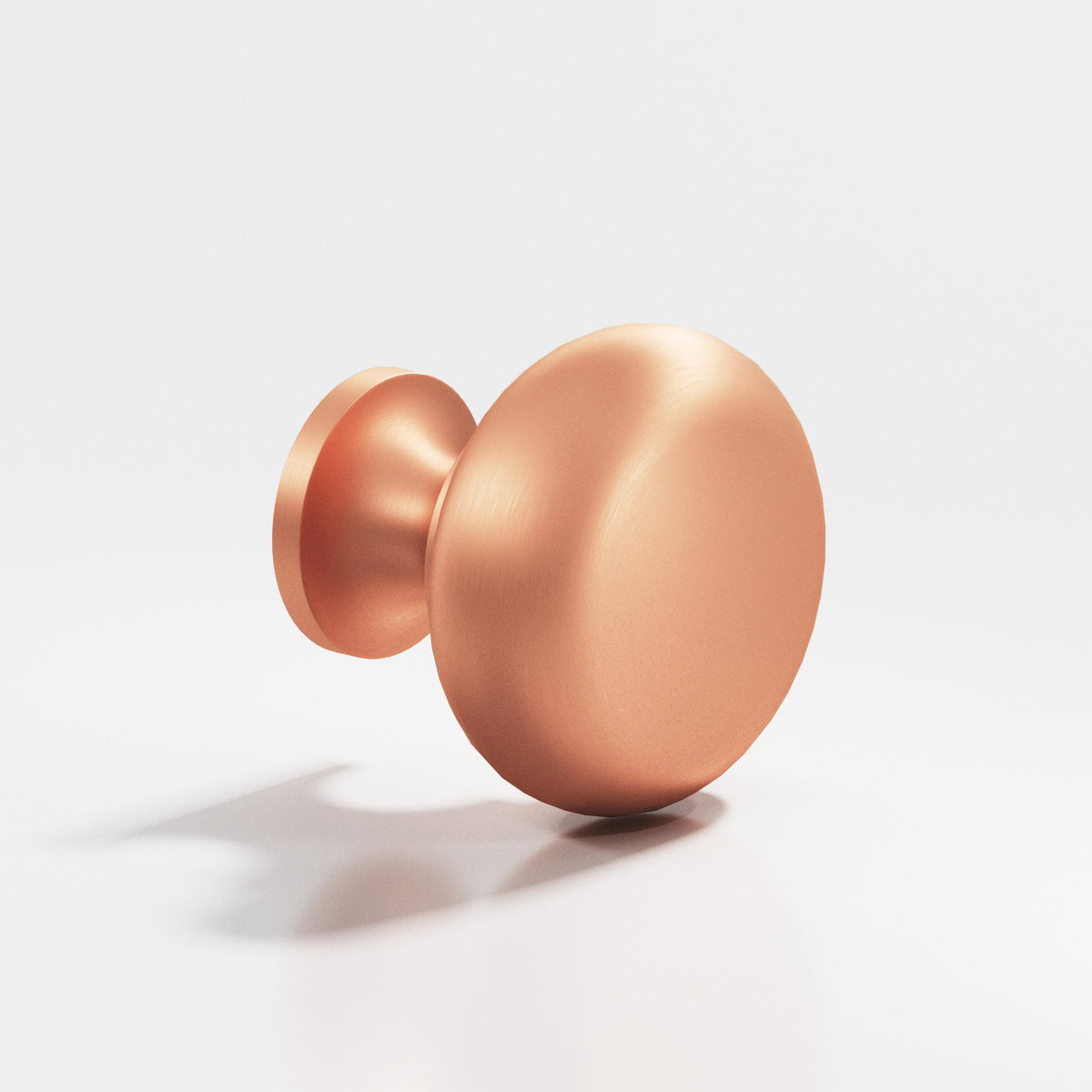 Colonial Bronze 124 Classic Round Knob, 1-1/8 in Diameter - Matte Satin Copper