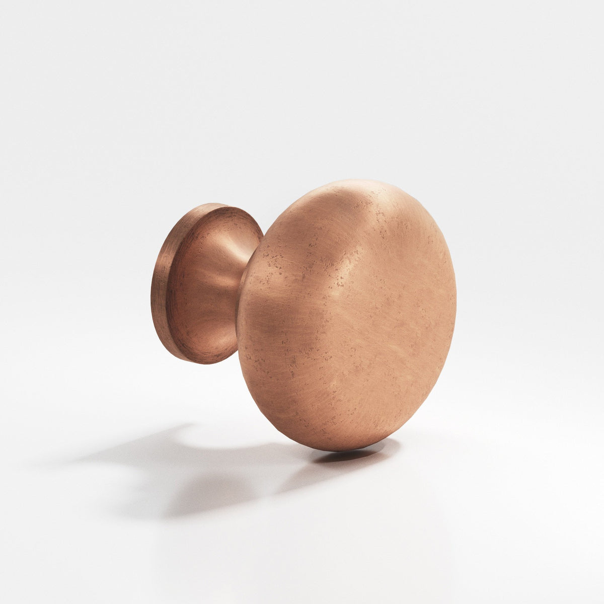Colonial Bronze 192 Classic Round Knob, 1-1/4 in Diameter - Distressed Antique Copper