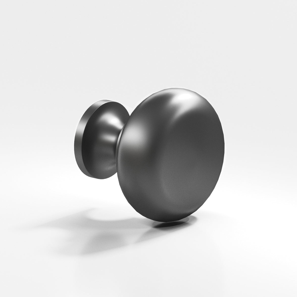 Colonial Bronze 192 Classic Round Knob, 1-1/4 in Diameter - Matte Graphite