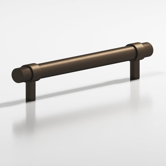 Colonial Bronze 1310 Collared Round Appliance and Door Pull with Straight Posts, 1 in Diameter