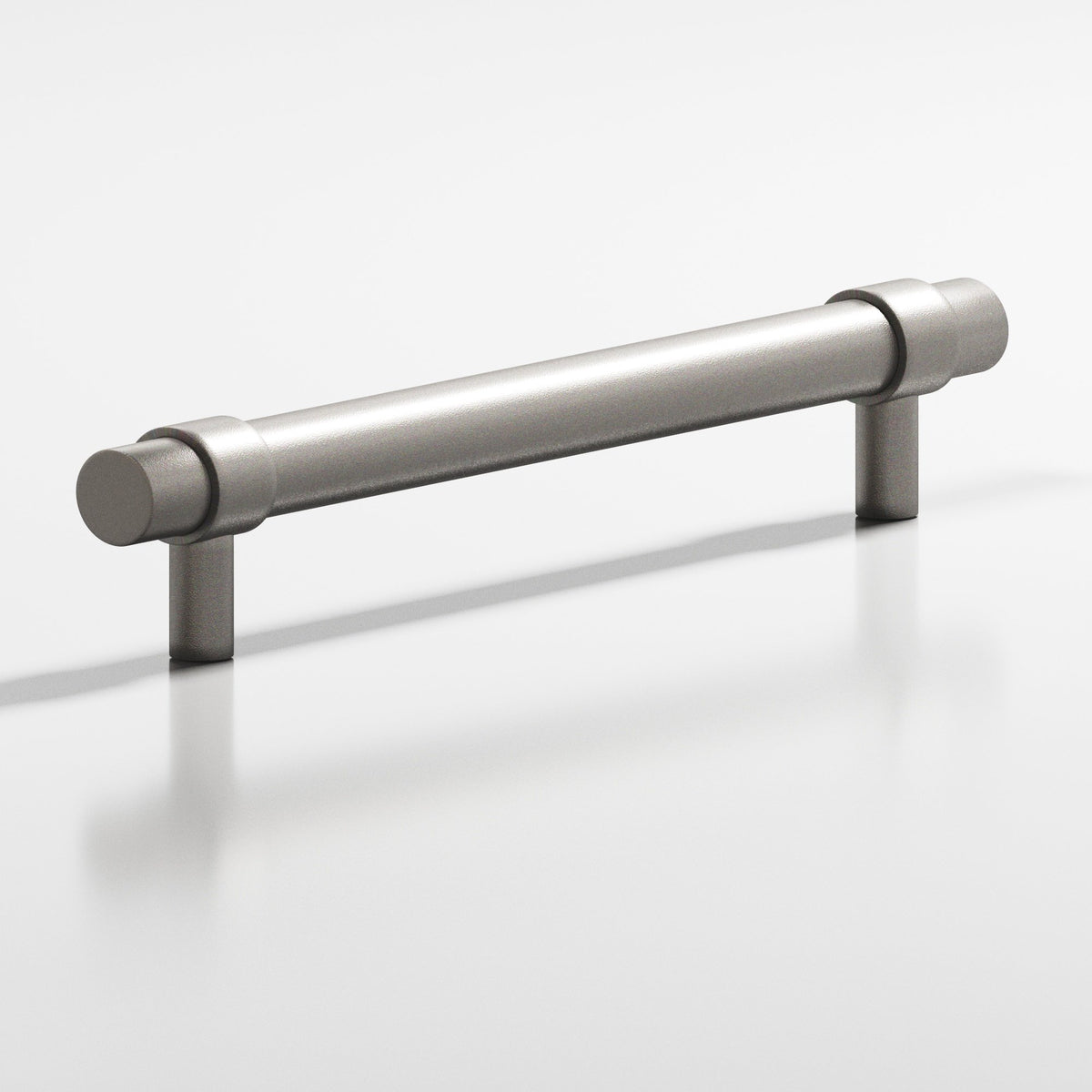 Colonial Bronze 1309 Collared Round Pull with Straight Posts, 3/4 in Diameter - Frost Nickel™