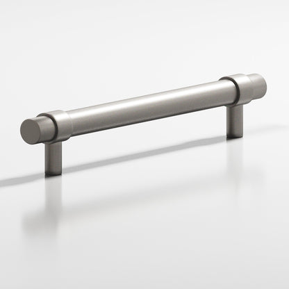 Colonial Bronze 1309 Collared Round Pull with Straight Posts, 3/4 in Diameter - Frost Nickel™
