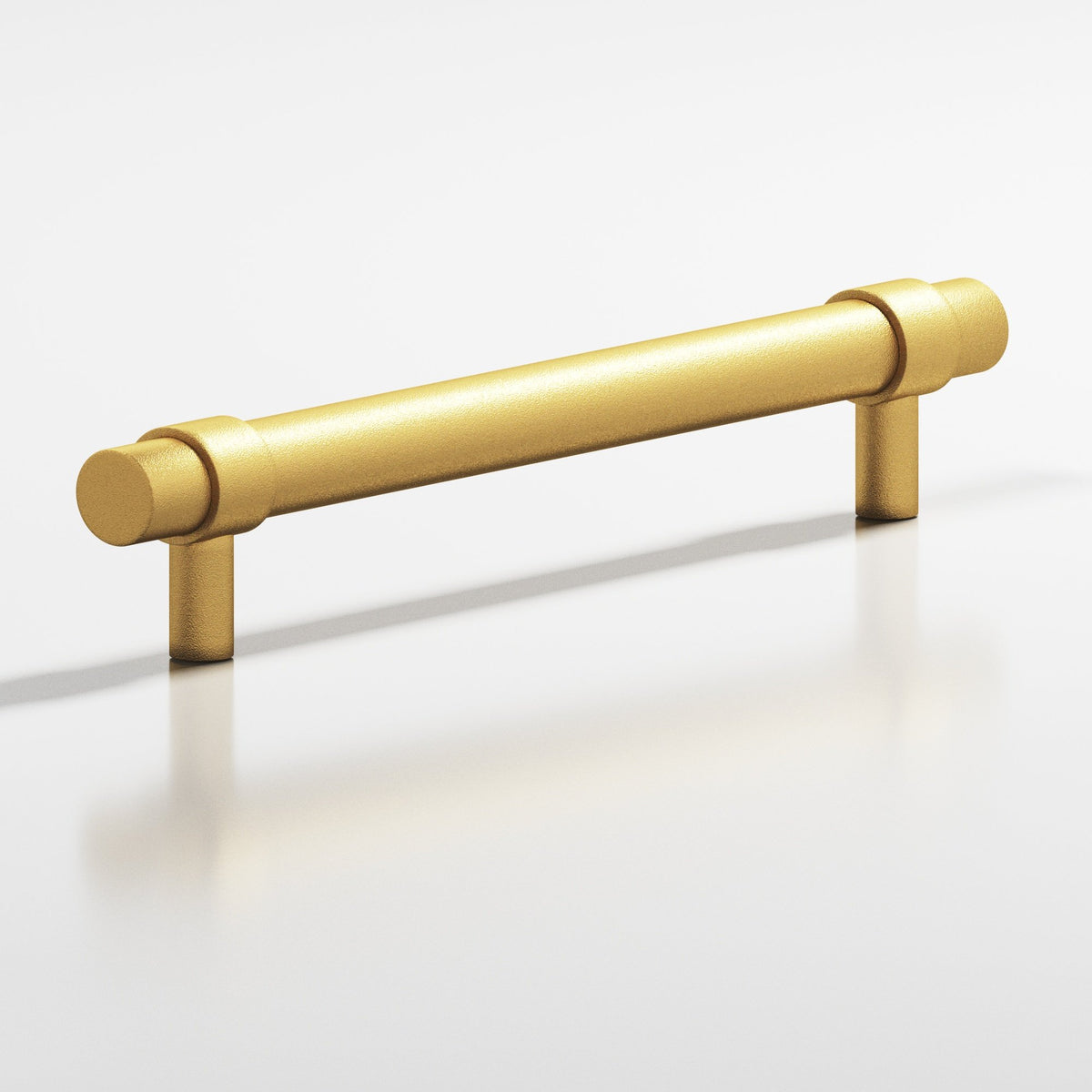 Colonial Bronze 1310 Collared Round Appliance and Door Pull with Straight Posts, 1 in Diameter - Frost Brass™