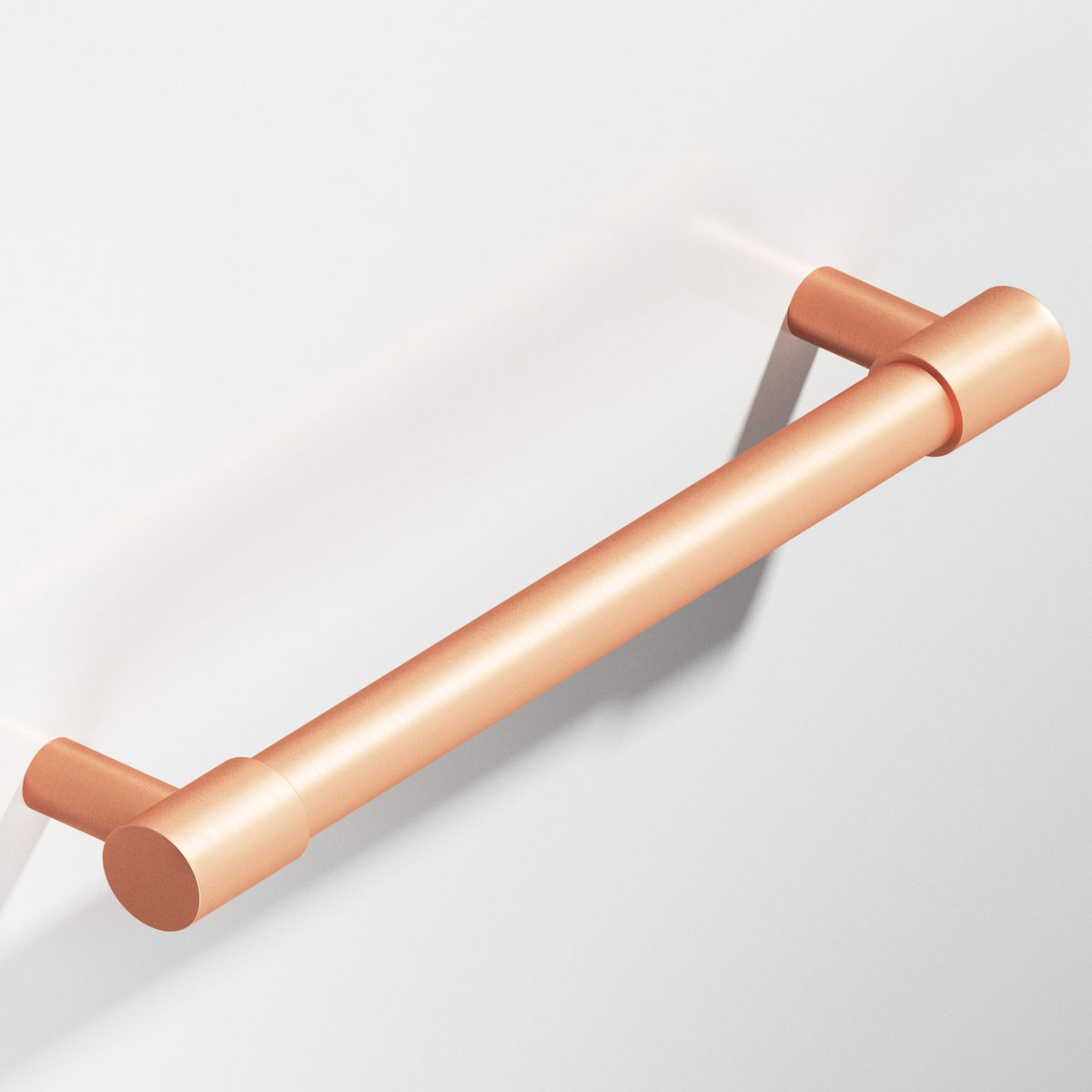 Colonial Bronze 1347 Round Pull with Turned-Down Bar and Straight Posts, 1/2 in Diameter - Matte Satin Copper