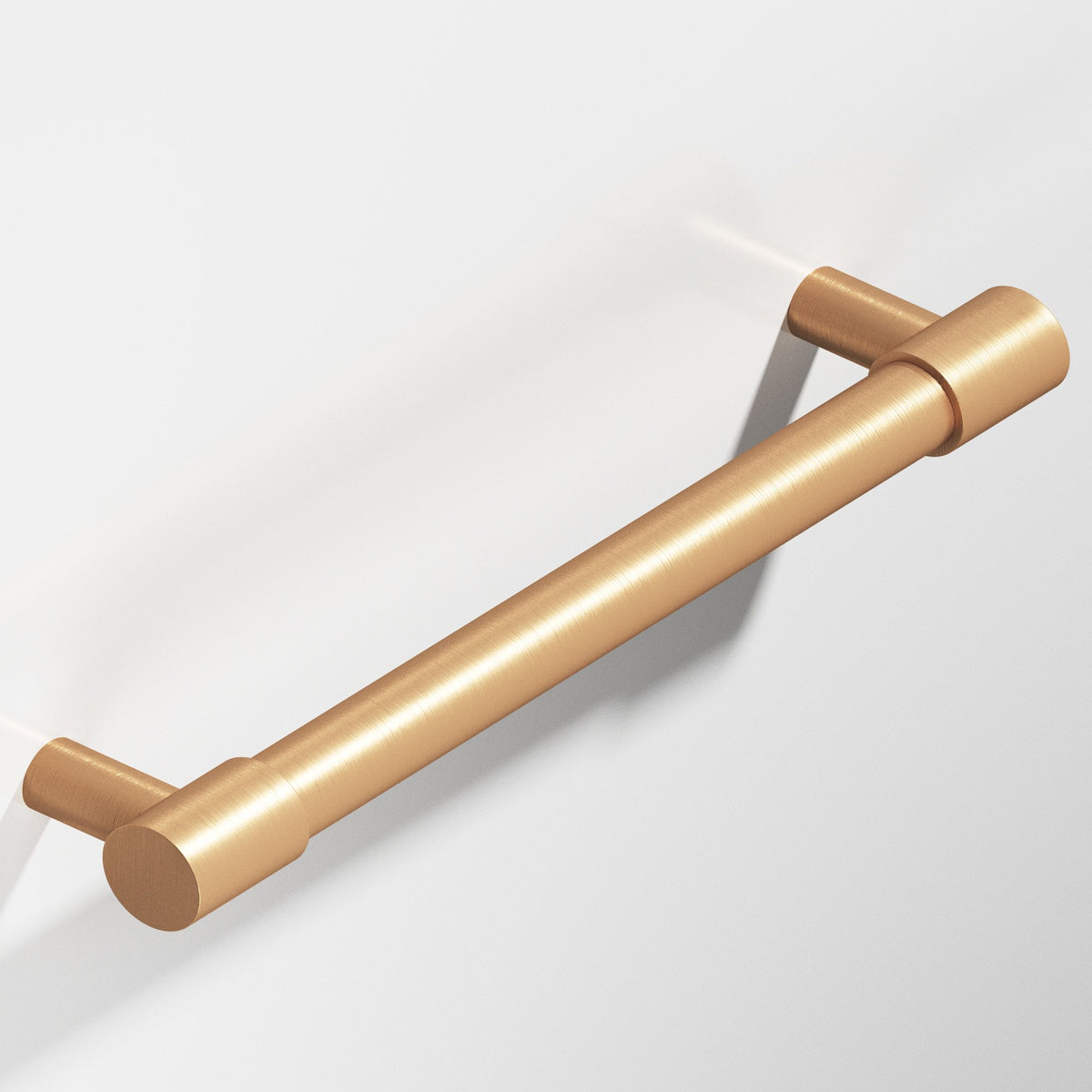 Colonial Bronze 1346 Round Pull with Turned-Down Bar and Straight Posts, 5/8 in Diameter - Matte Satin Bronze