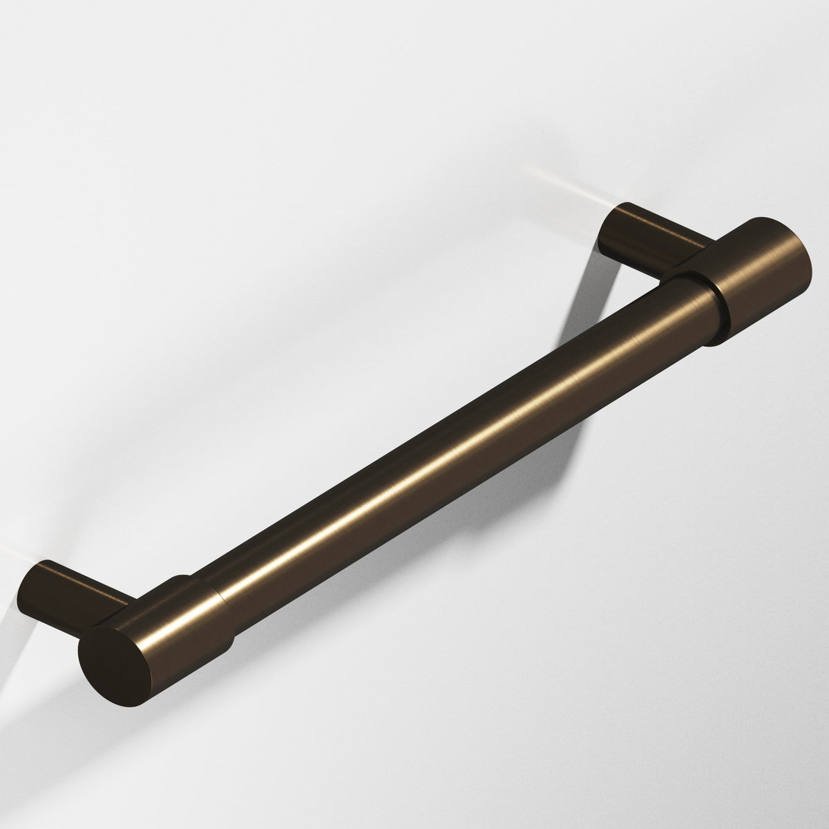 Colonial Bronze 1347 Round Pull with Turned-Down Bar and Straight Posts, 1/2 in Diameter - Oil Rubbed Bronze