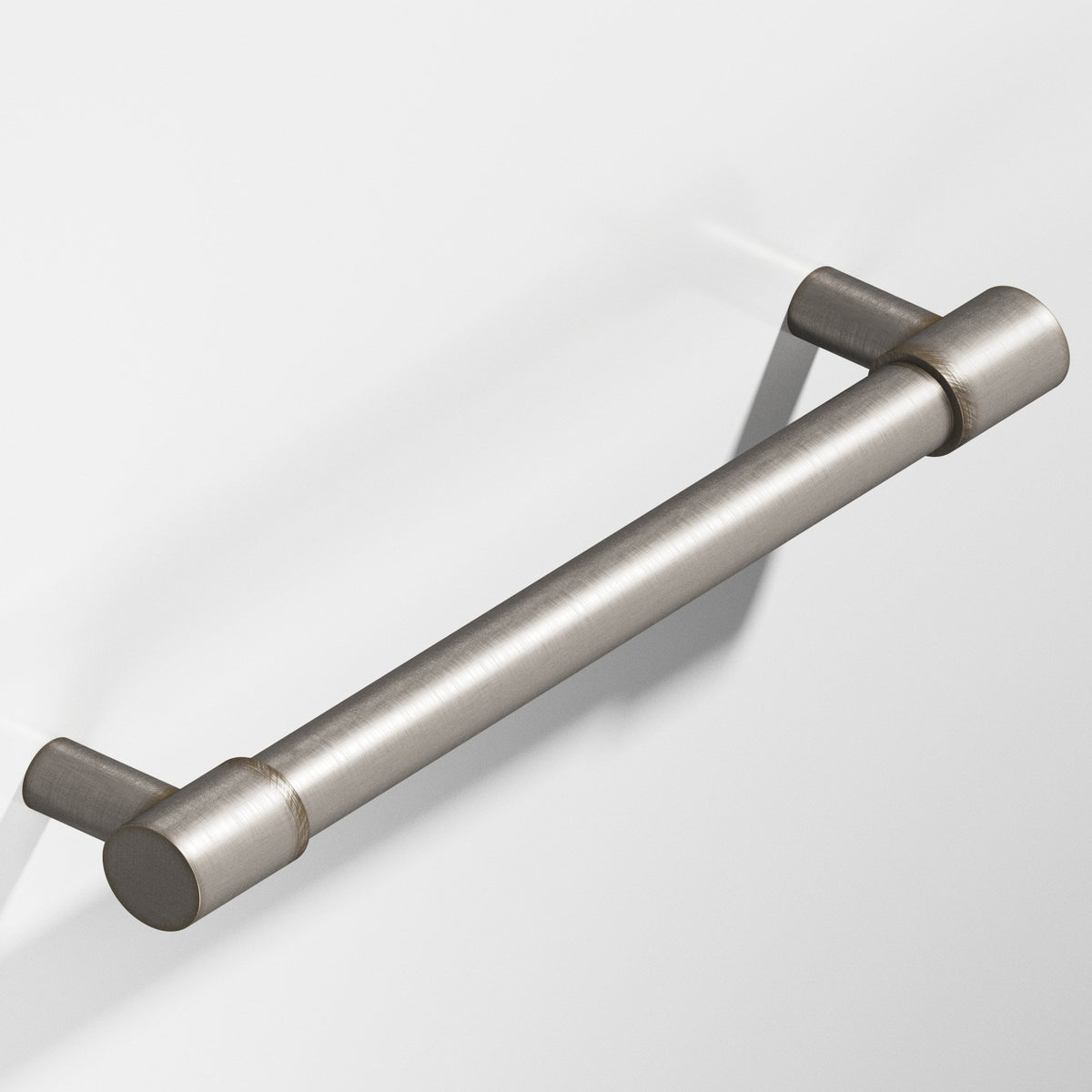 Colonial Bronze 1346 Round Pull with Turned-Down Bar and Straight Posts, 5/8 in Diameter - Pewter