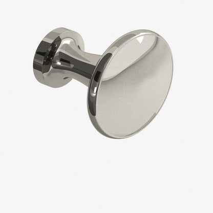 Colonial Bronze 140BB Round Flat-Top Back-to-Back Shower Door Knob Kit, 1-3/8 in Diameter - Nickel Stainless