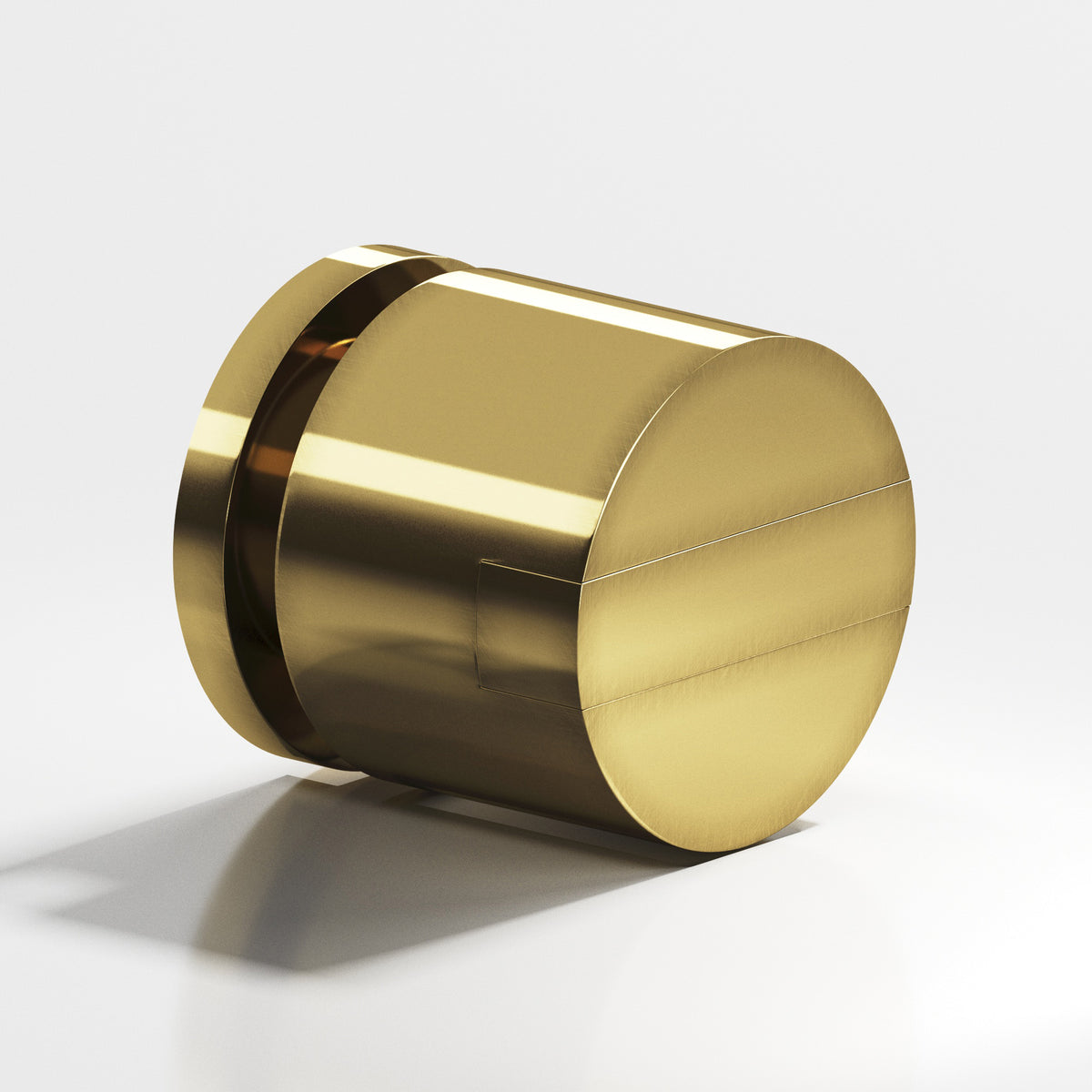 Colonial Bronze 1387 Grooved Striped Cylinder Knob, 1-1/4 in Diameter - Antique Bronze