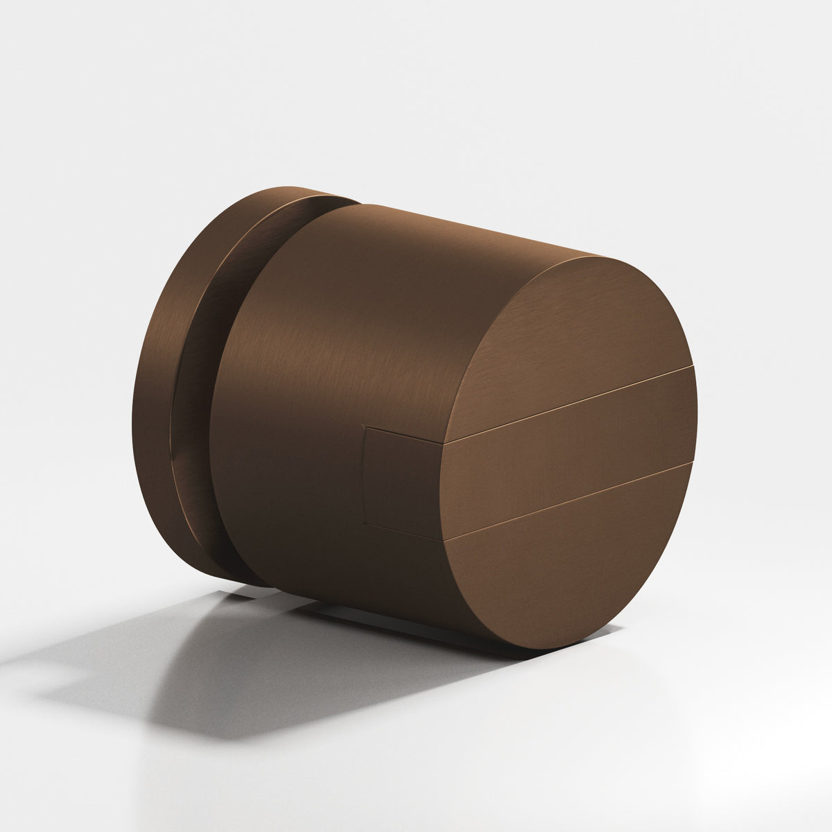 Colonial Bronze 1387 Grooved Striped Cylinder Knob, 1-1/4 in Diameter - Matte Oil Rubbed Bronze