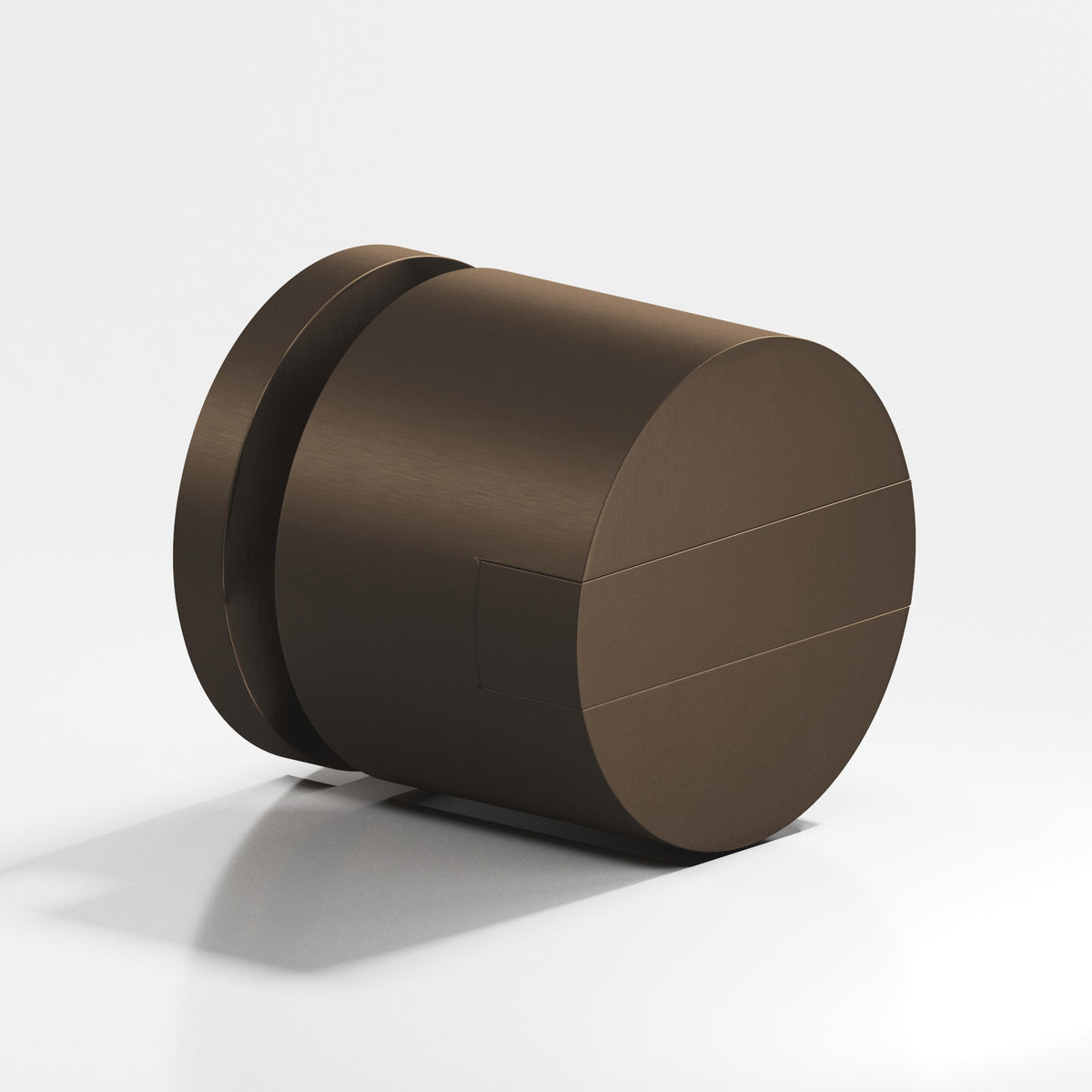 Colonial Bronze 1387 Grooved Striped Cylinder Knob, 1-1/4 in Diameter - Heritage Bronze