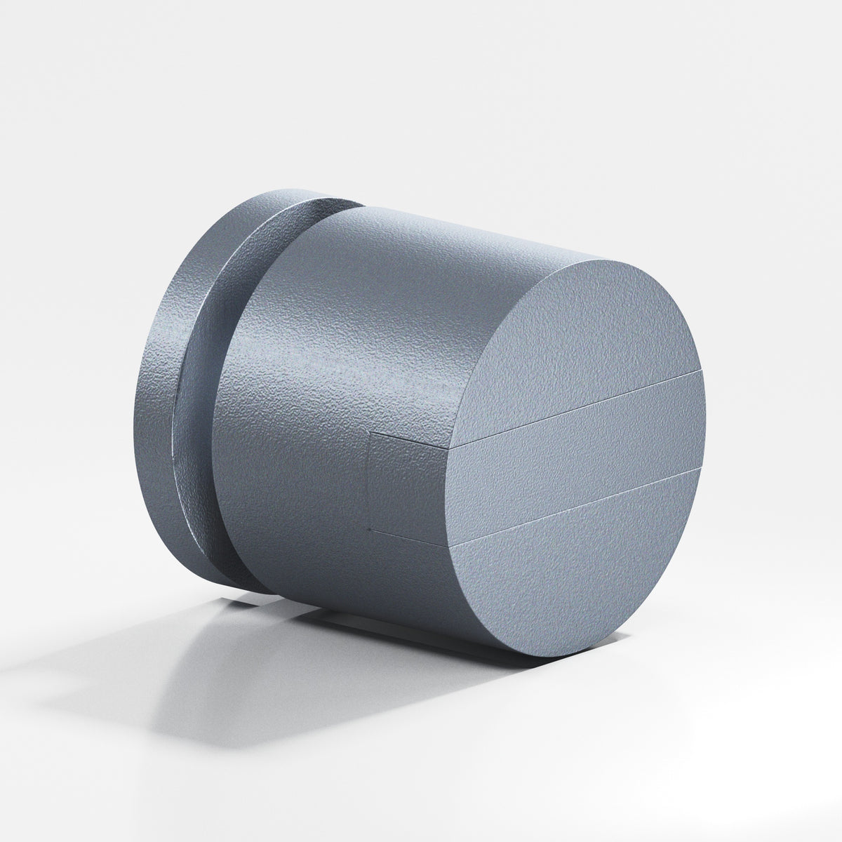 Colonial Bronze 1387 Grooved Striped Cylinder Knob, 1-1/4 in Diameter - Frost Chrome™