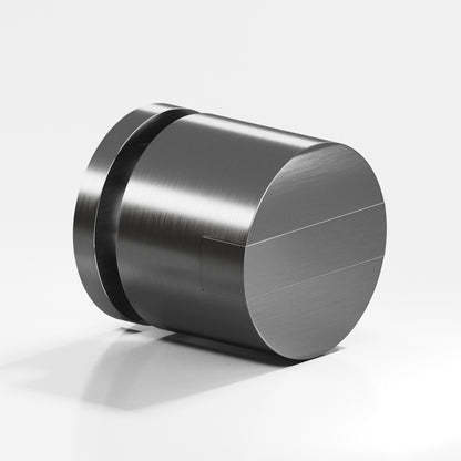 Colonial Bronze 1387BB Grooved Striped Cylinder Back-to-Back Shower Door Knob Kit, 1-1/4 in Diameter - Graphite